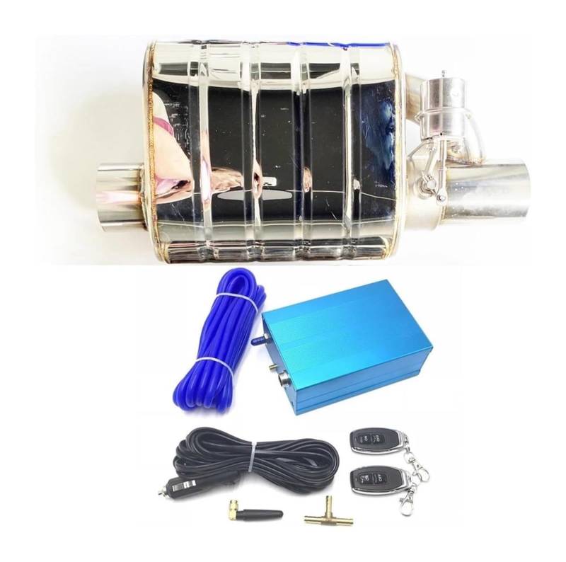 Auto Auspuff System Vakuum Ventil Control Rohr Kit Variable Schalldämpfer Edelstahl Schalter Sound L + R Auspuffspitzen(63 L Controller A) von VBVKEPENDZ