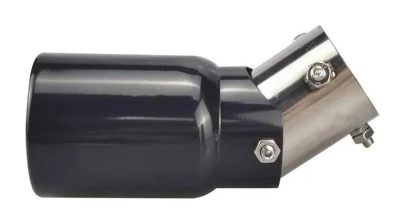 Auto Auspuff Tipp Endrohr Schalldämpfer Hals 38 54mm Einlass Einstellbare Winkel Edelstahl Abdeckungen Trimmt Automobil Auspuffspitzen von VBVKEPENDZ