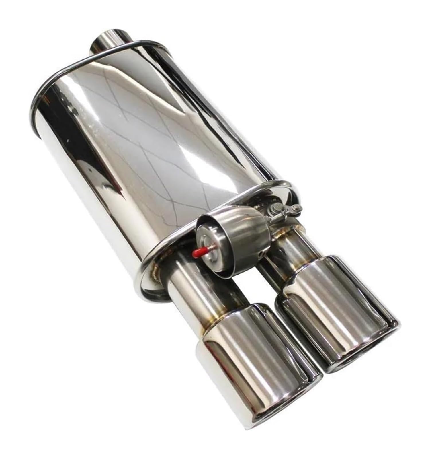 Auto Auspuffanlage Vakuumventil Steuerrohrsatz Variabler Schalldämpfer Edelstahl Universal 51 63 76 Mm Mit Düse Auspuffspitzen(LEFT 63MM A) von VBVKEPENDZ