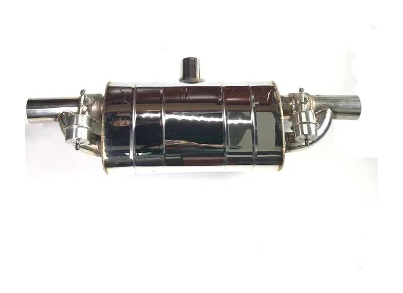 Auto Auspuffrohr Vakuumpumpe Schalldämpfer Mit Variablem Ventil Fernbedienung Edelstahl Universell T-Form Eins Rein Zwei Raus 63 Mm Auspuffspitzen(2.0 inch (51mm) A) von VBVKEPENDZ
