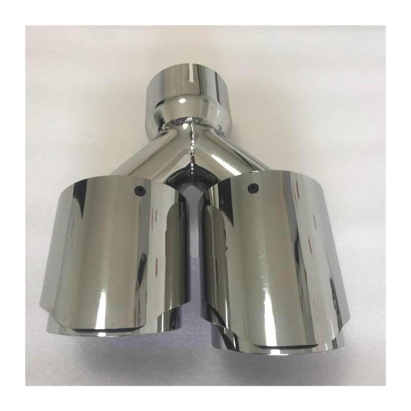 Auto Modifikation Edelstahl Universal Dual Zubehör Auspuffrohr Schalldämpfer Auspuffspitzen(60 IN-101 OUT) von VBVKEPENDZ