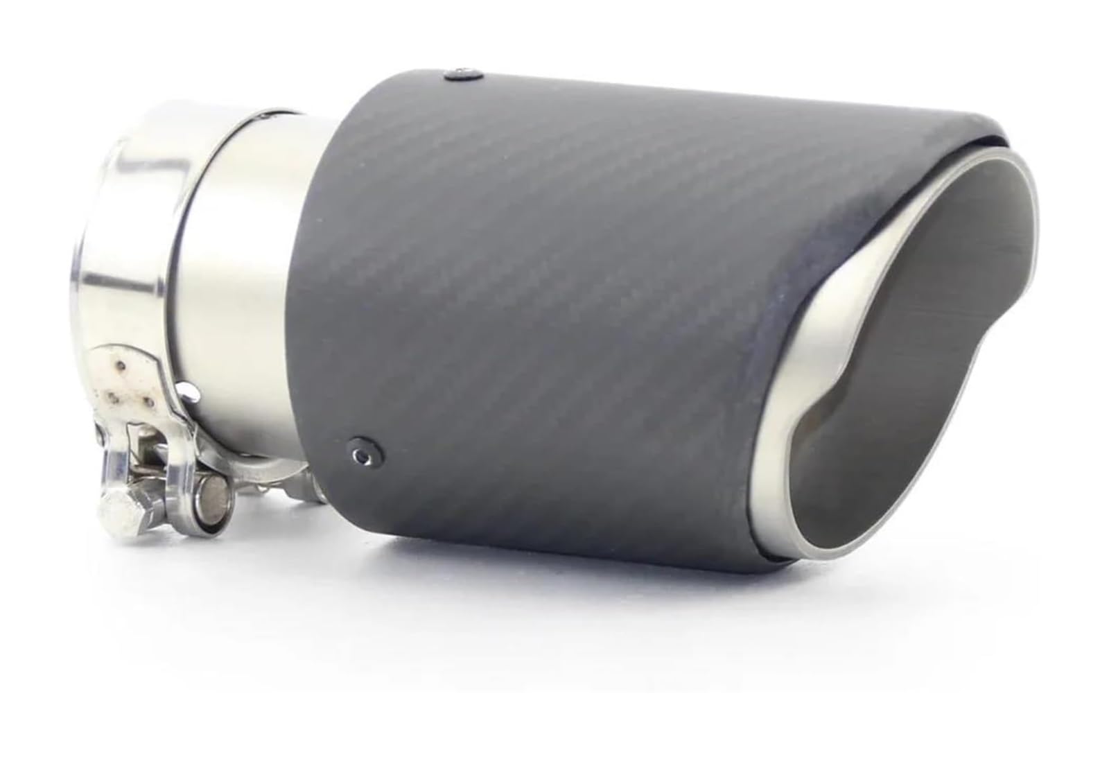 Car Systems Schalldämpfer Auspuffrohr Endrohr Edelstahl 89/101mm Allgemeine Zwecke Modifikation Auspuffspitzen(66mm - 89mm) von VBVKEPENDZ