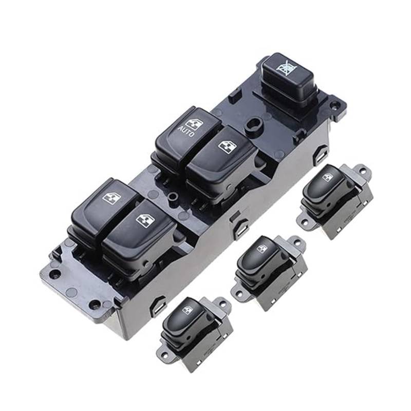 Fensterheber Schalter Für Hyundai I20 Auto Fensterheber Switch Control Taste 93570-1J102 935701J102 93580-1J002 935801J002(Switch And Button) von VBVKEPENDZ