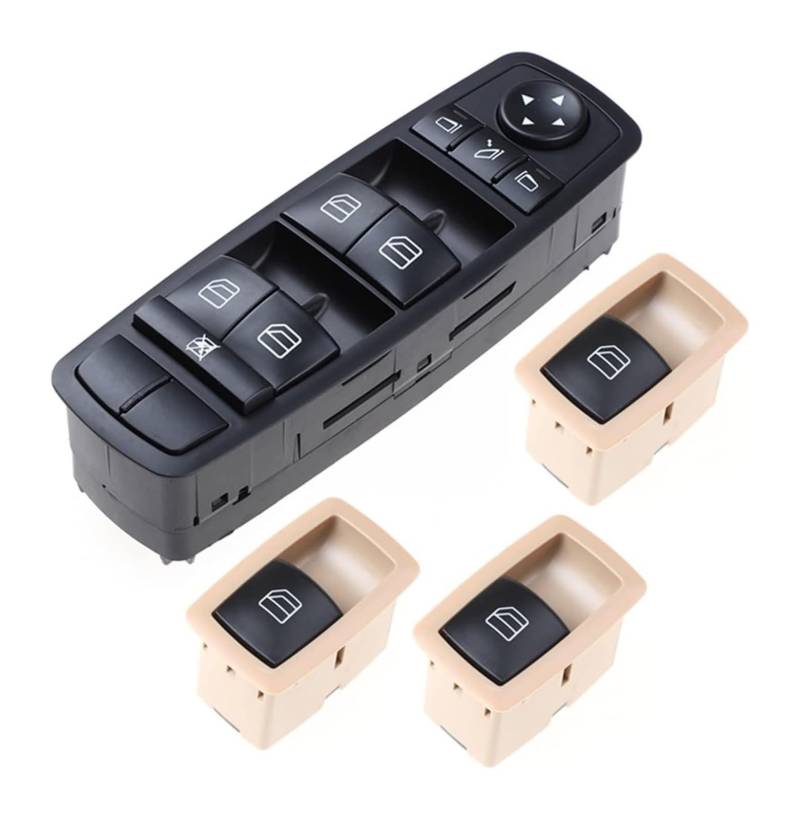 Fensterheber Schalter Für Mercedes W164 GL320 GL350 GL450 ML320 ML350 ML450 Fensterheberschalter Autozubehör A2518300290(Set 2) von VBVKEPENDZ