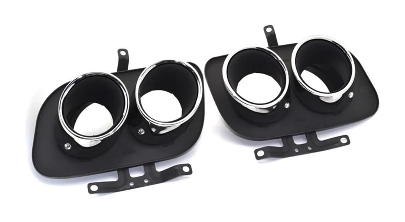 Für 992 Für Carrera 2/4 /S /4S Quad Auto Auspuffblende 304 Edelstahl Schalldämpfer Spitze Endrohr Auspuffanlage Düsenspitzen Auspuffspitzen(Silber) von VBVKEPENDZ