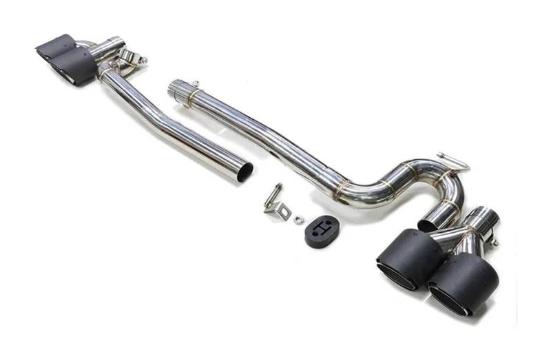 Für A3 A4 Für Sportback Bis Zu Für S3 S4 2013-2017 304 Edelstahl Auto Auspuff Spitze Auspuffanlage Düsenrohr Auspuffspitzen(Onecolor) von VBVKEPENDZ