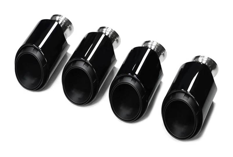 Für Cayenne 958 2011 2012 2013 2014 4 Stück Quad Auto Auspuffblende Schalldämpfer Edelstahl Endrohr Düsenabdeckungen Zierleisten Auspuffspitzen von VBVKEPENDZ