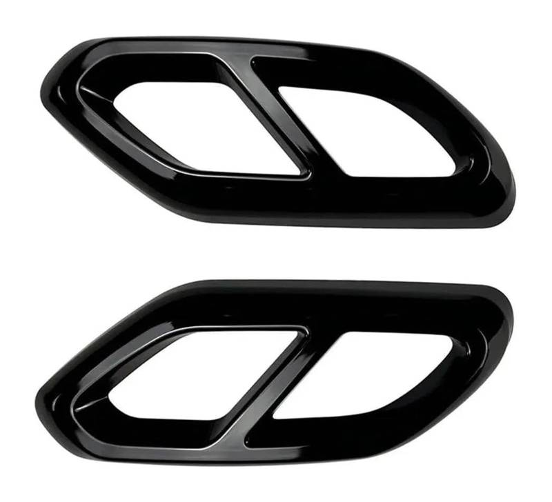 Für Mercedes Für B&enz GLC Klasse X254 2023 2024-UP GLC260 GLC300 Für AMG Hinten Auspuff Abdeckung Trim Schalldämpfer Quad Auspuffspitzen von VBVKEPENDZ