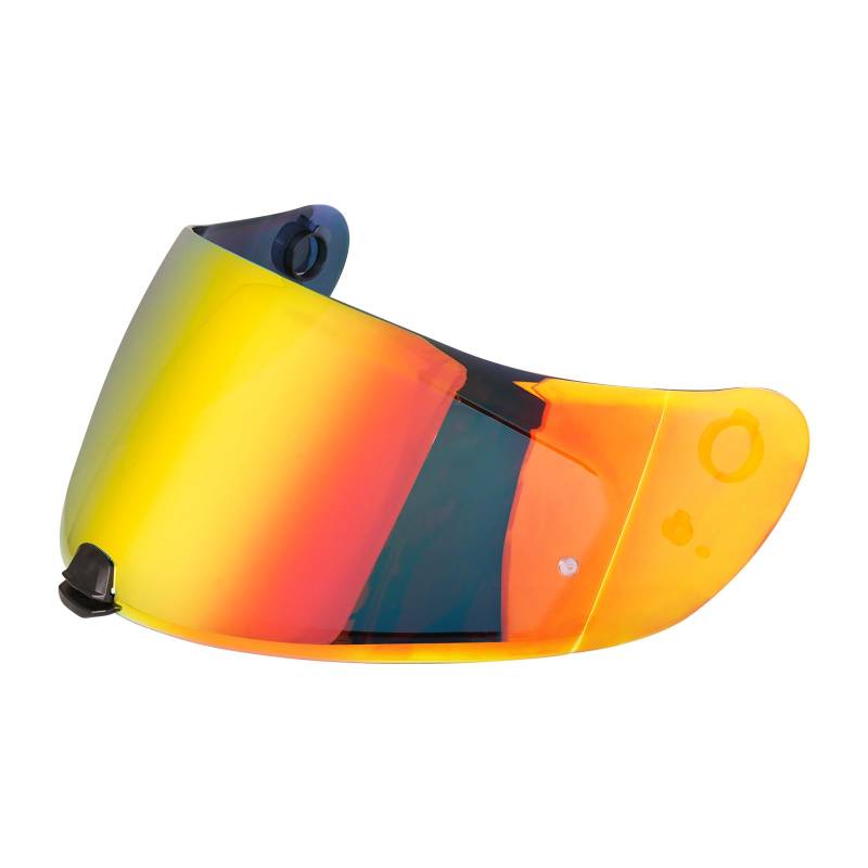Helm Visier für C70 FG-17 IS-17,Motorradhelm Visier,Motorrad Windschutz Helm Objektiv Visier Vollgesichts,Motorradhelm Zubehör Ersatz (Chrom Rot) von VCOROS