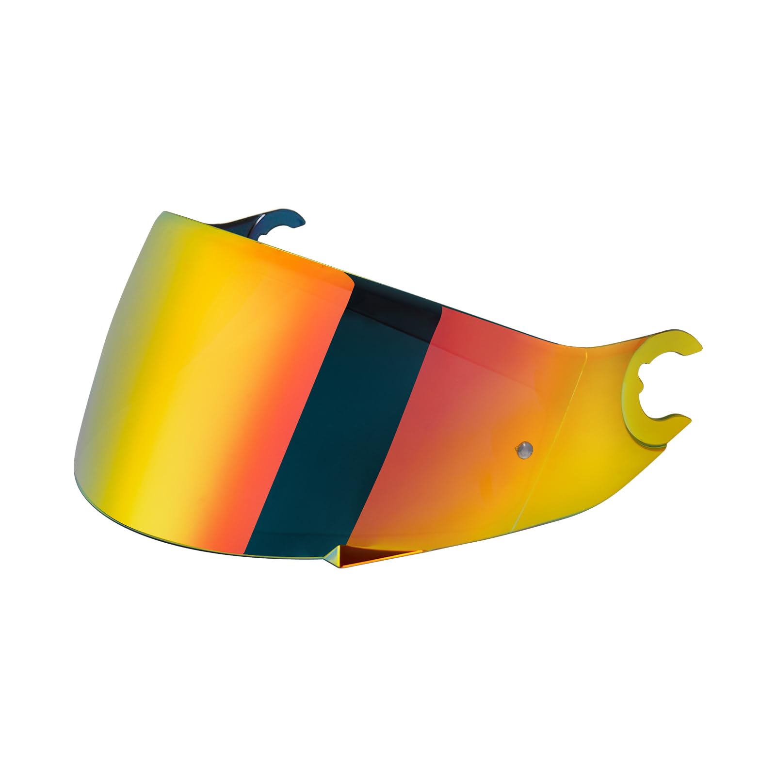 Helmvisier für Shark D Skwal D-Skwal 2 Spartan,Motorradhelm Visier,Motorrad Windschutz Helm Objektiv Visier,Integralhelm Visier UV-Beständig,Motorradhelm Visier Ersatz (Chrom Rot) von VCOROS