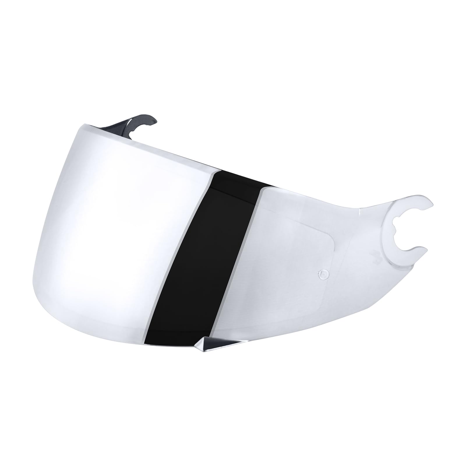 Helmvisier für Shark D Skwal D-Skwal 2 Spartan,Motorradhelm Visier,Motorrad Windschutz Helm Objektiv Visier,Integralhelm Visier UV-Beständig,Motorradhelm Visier Ersatz (Chrom Silber) von VCOROS