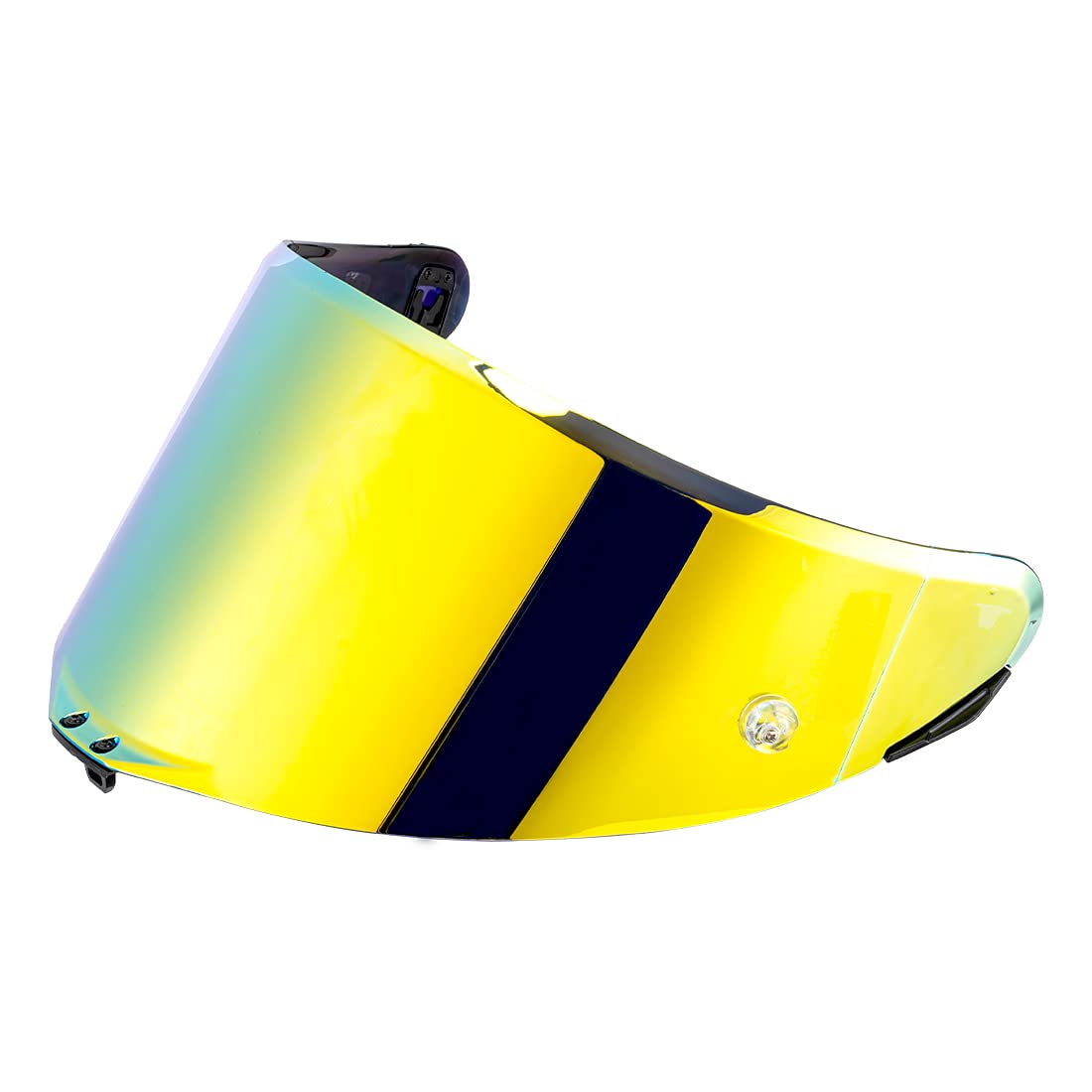 Helmvisier Motorrad für Pista GPR GPRR Corsa R Race 3 Race 2,Motorrad Windschutz Helm Objektiv Visier Vollgesichts,Motorradhelm Zubehör Ersatz (Chrom Gold) von VCOROS