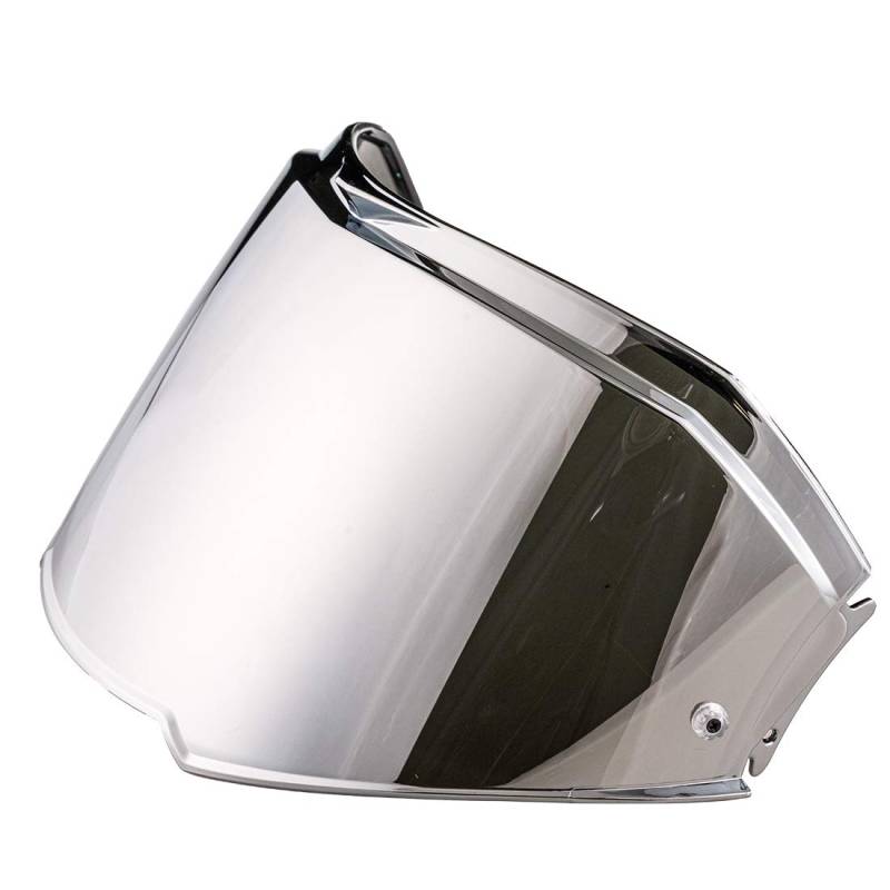 Helmvisier für FF900 Valiant II,Motorradhelm Visier,Motorrad Wind Schild Helm Objektiv Visier,Vollgesichts Helmlinsenvisier Motorradhelm Zubehör (Chrom Silber) von VCOROS