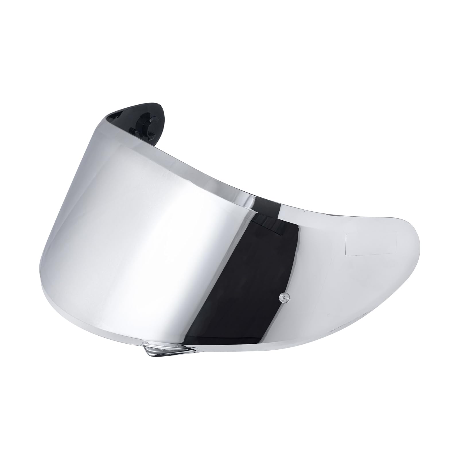 Helmvisier für MT V-12 Stinger/Thunder 3,Motorradhelm Visier,Motorrad Windschutz Helm Objektiv Visier Vollgesichts,Motorradhelm Zubehör Ersatz (Chrom Silber) von VCOROS