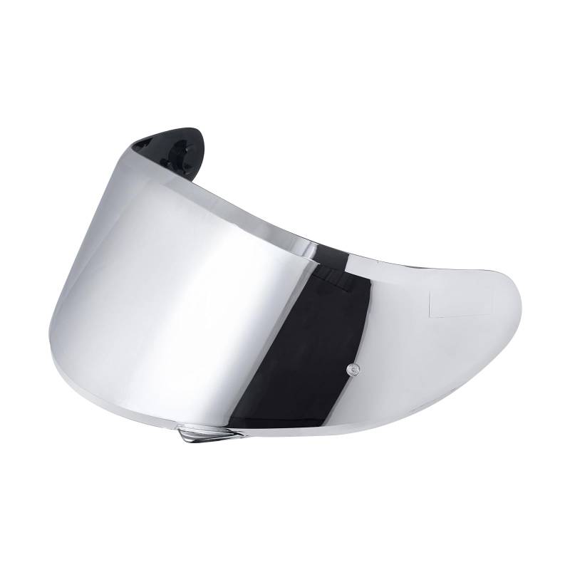 Helmvisier für MT V-12 Stinger/Thunder 3,Motorradhelm Visier,Motorrad Windschutz Helm Objektiv Visier Vollgesichts,Motorradhelm Zubehör Ersatz (Chrom Silber) von VCOROS