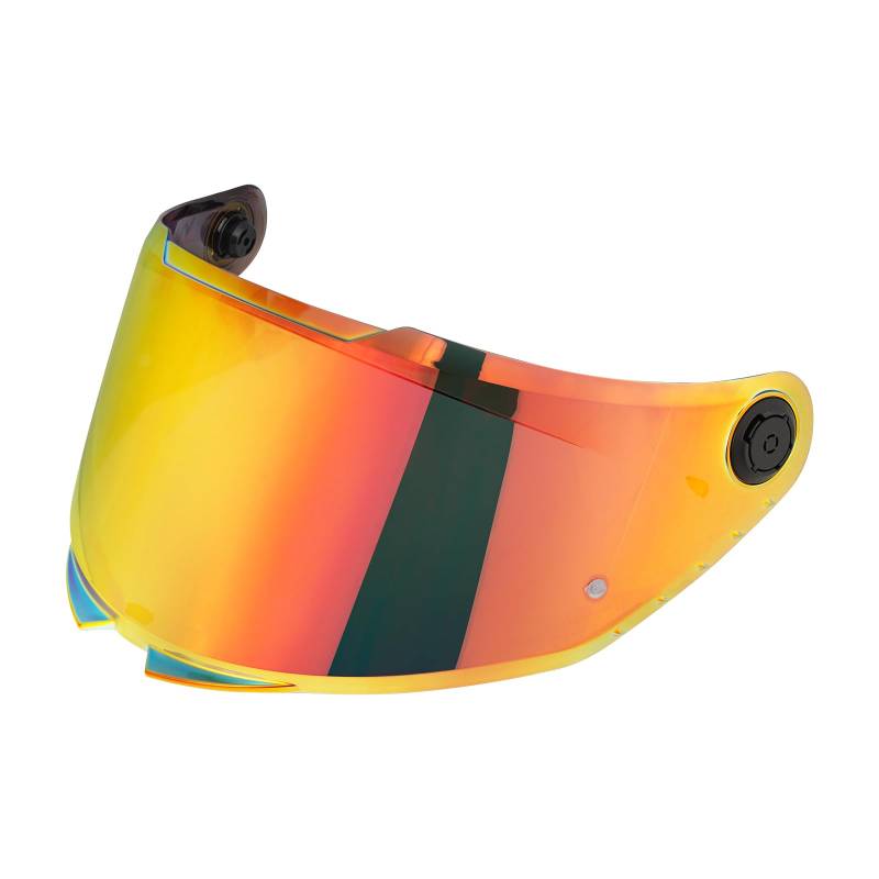 Helmvisier für MT-V-28B Thunder 4 SV,Motorrad Windschutz Helm Objektiv Visier Vollgesichts,Helmlinsen Visier,Motorradhelm Visier Zubehör Ersatz (Rot) von VCOROS