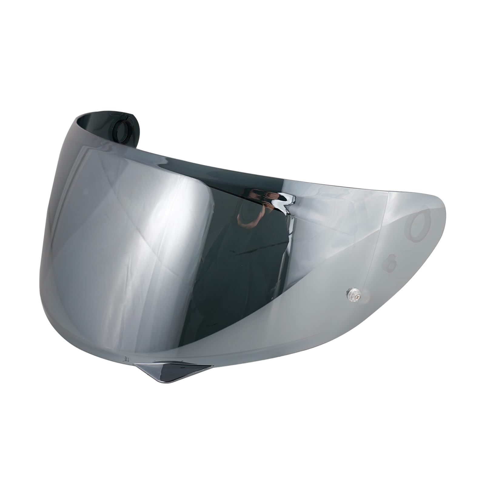 Motorradhelm Visier,Helmvisier für C10,Motorrad Windschutzscheibe Helm Visier passen,Helmlinsenvisier Vollgesichtsanpassung (Chrom Silber) von VCOROS