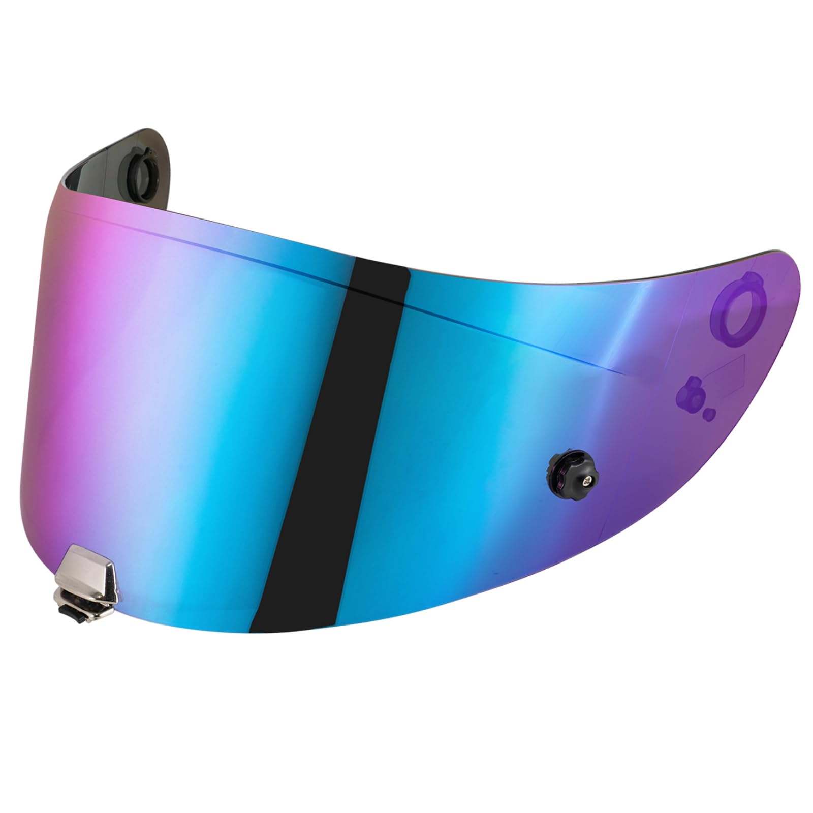 Motorradhelm Visier für Rpha 70/Rpha 11/HJ-26,Motorrad Windschutz Helm Objektiv Visier Vollgesichts,Helmvisier,Motorradhelm Zubehör Ersatz (Regenbogen) von VCOROS