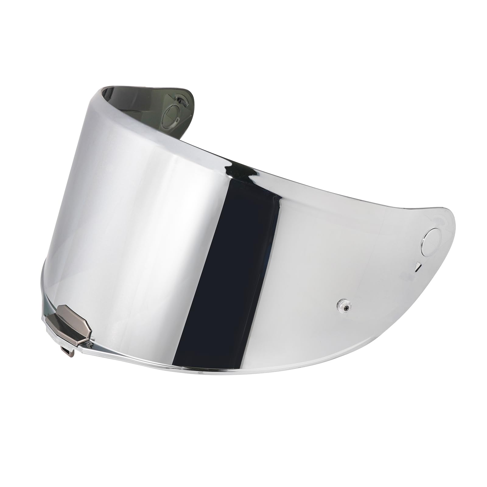 VCOROS Motorradhelm Visier,Helmvisier für FF811/VECTOR II/Citation II,Motorrad Windschutz Helm Objektiv Visier,Vollgesichts Helmlinsenvisier Motorradhelm Zube (Chrom Silber) von VCOROS