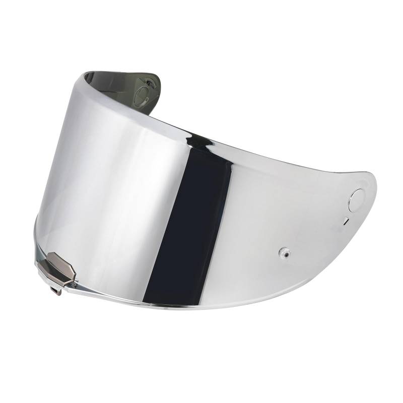 VCOROS Motorradhelm Visier,Helmvisier für FF811/VECTOR II/Citation II,Motorrad Windschutz Helm Objektiv Visier,Vollgesichts Helmlinsenvisier Motorradhelm Zube (Chrom Silber) von VCOROS