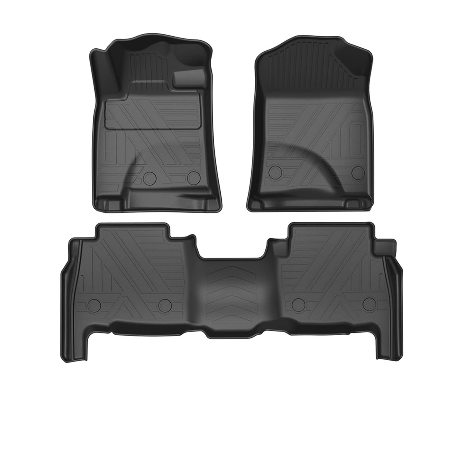 Auto-Fußmatten, Fußmatten-Pad, Ablage, Innenausstattung, kompatibel mit Toyota Land Cruiser J300 J200 5-Sitzer 2012–2023, LHD, RHD(12-21 LHD) von VCYESMUEA