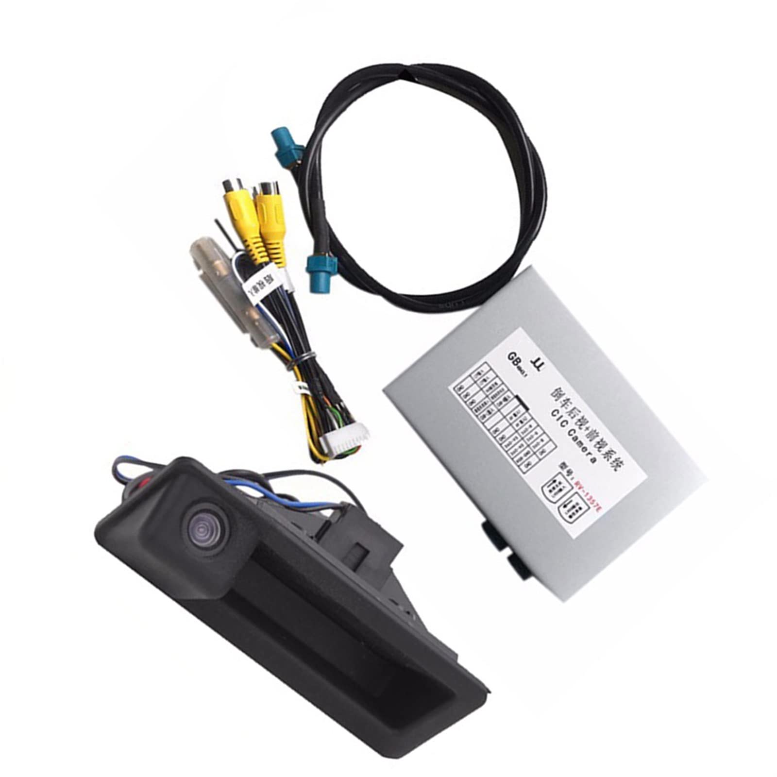 System-Bildschirm-Decoder-Schnittstellenmodul Backup-Rückansicht Rückfahrkamera-Kits Kompatibel mit BMW X1 X3 X5 X6 2008-2015 CIC System-Bildschirm-Decoder-Schnittstellenmodul Backup-Rückansicht Rückfahrkamera-Kits Kompatibel mit BMW X1 X3 X5 X6 2008-2015 CIC von VCYESMUEA