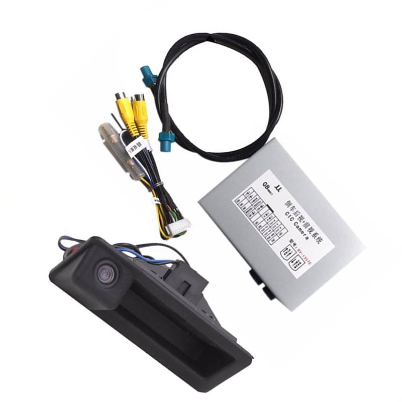 System-Bildschirm-Decoder-Schnittstellenmodul Backup-Rückansicht Rückfahrkamera-Kits Kompatibel mit BMW X1 X3 X5 X6 2008-2015 CIC von VCYESMUEA