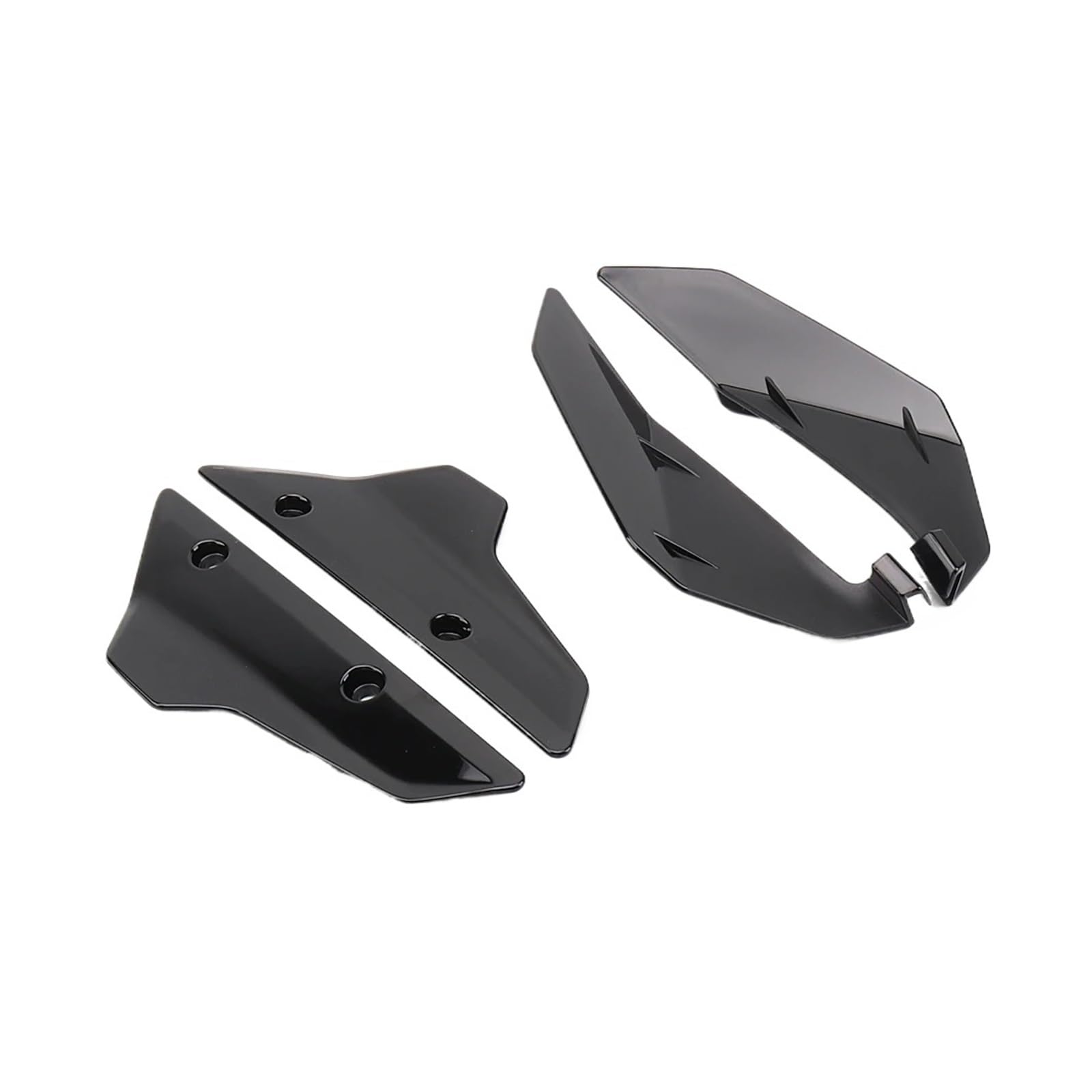 VDFNGFD Seitenspoiler-Set für Frontscheibe, kompatibel mit XL 750 Transalp XL750 Transalp 2023 2024 (Set - Schwarz) von VDFNGFD