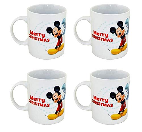 4X Disney Mickey Mouse Becher Weihnachten Kaffebecher Porzellan 4X Disney Mickey Mouse Becher Weihnachten Kaffebecher Porzellan von VDP
