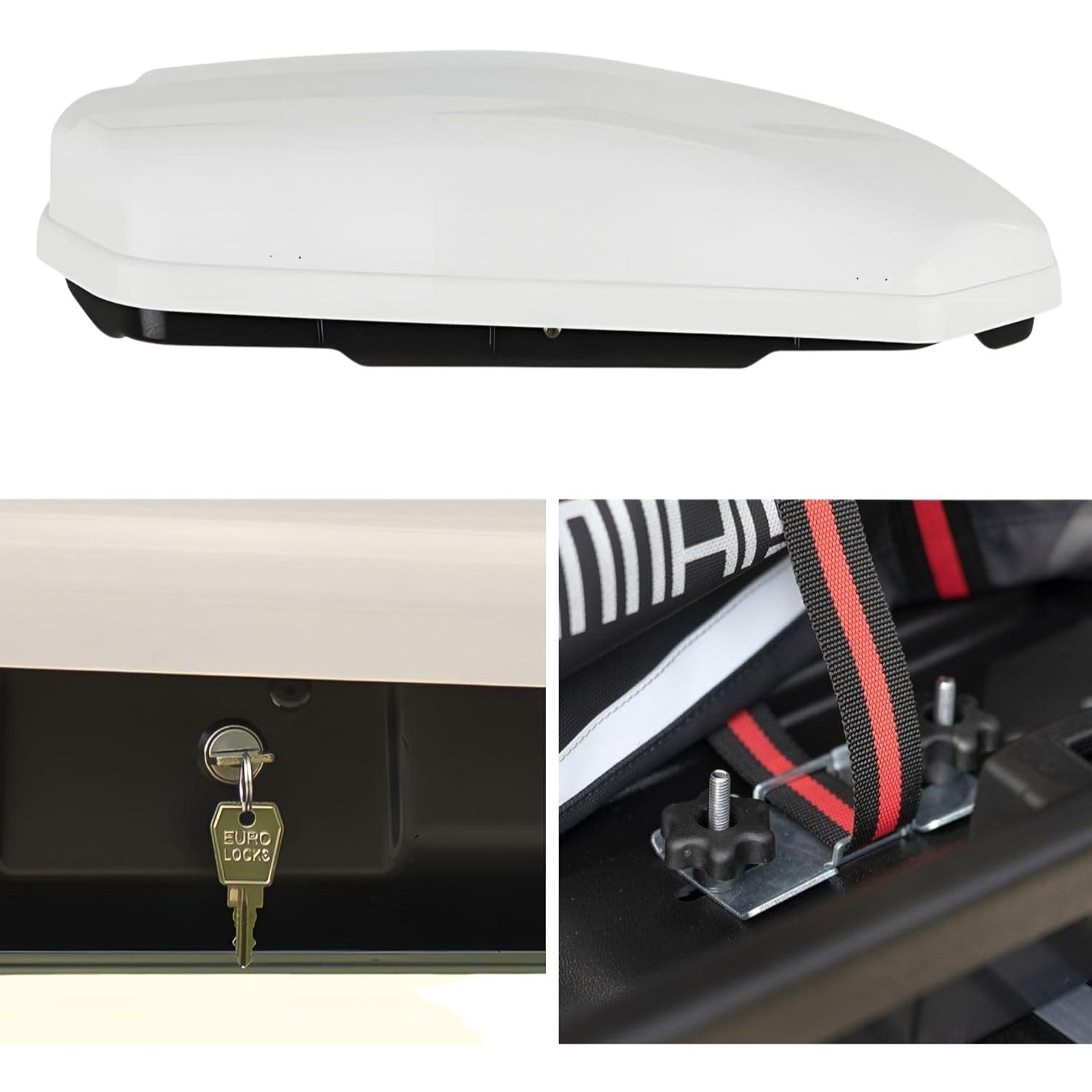 Dachbox Auto Gepäckbox VDP Satellite 330 - Dachkoffer für Auto 330l - Autobox Gepäck Dachkoffer weiß - Roof Box Autodach mit Zentralverriegelung Universal geeignet für PKW, Vans oder SUVs Dachbox Auto Gepäckbox VDP Satellite 330 - Dachkoffer für Auto 330l - Autobox Gepäck Dachkoffer weiß - Roof Box Autodach mit Zentralverriegelung Universal geeignet für PKW, Vans oder SUVs von VDP