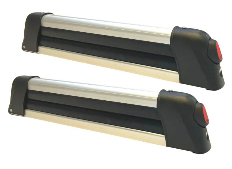 universal Skiträger - Snowboardhalter - Ski Träger für Dachträger - Auto Skihalterung universell - VDP Everest 3 - Ski/Snowboardhalterung abschließbar - für 3 Paar Ski BZW. 2 Snowboards von VDP