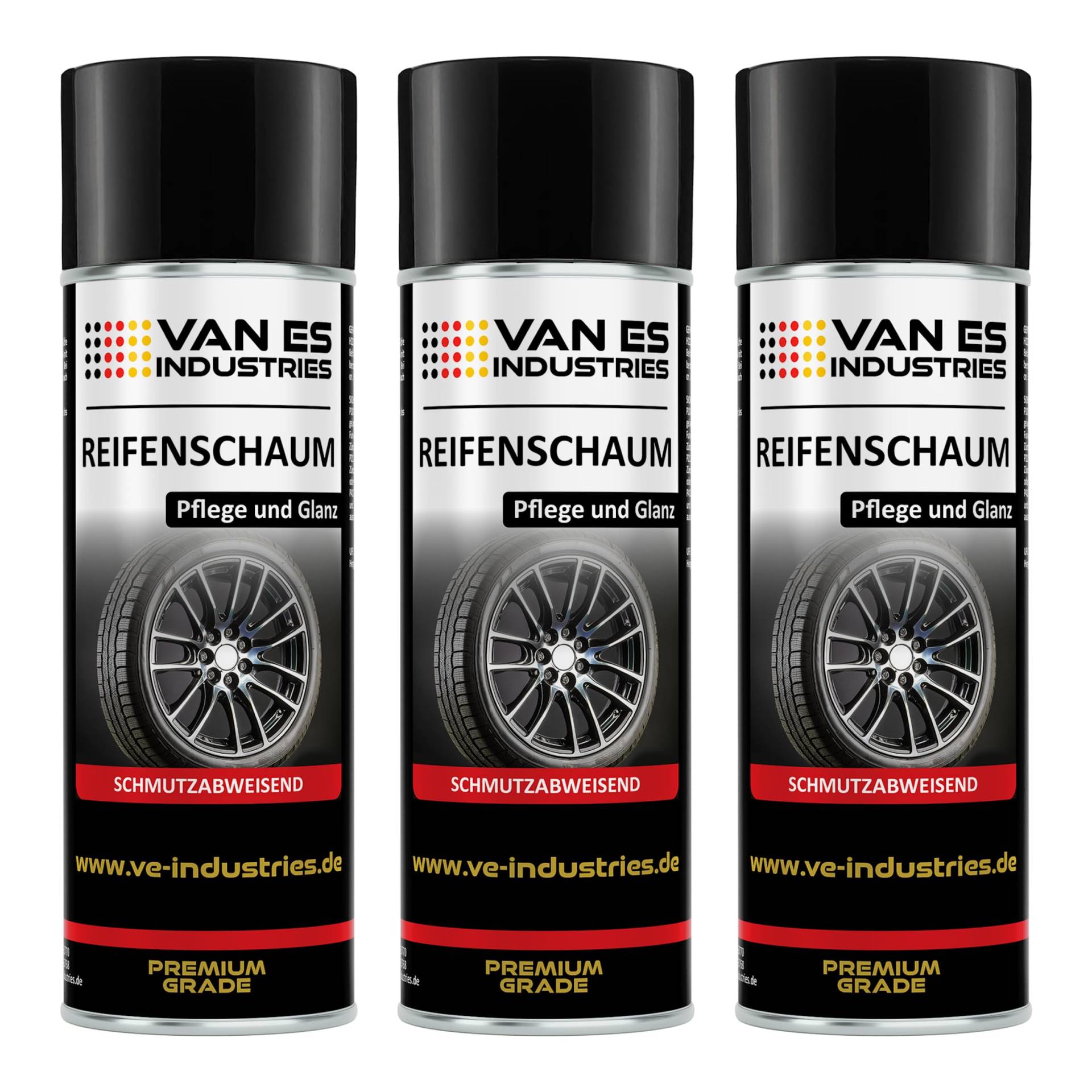 VE-INDUSTRIES Reifenglanz 3 x 400ml Car Products Reifenpflege Tyre Shine Spray VE-INDUSTRIES Reifenglanz 3 x 400ml Car Products Reifenpflege Tyre Shine Spray von VE-INDUSTRIES