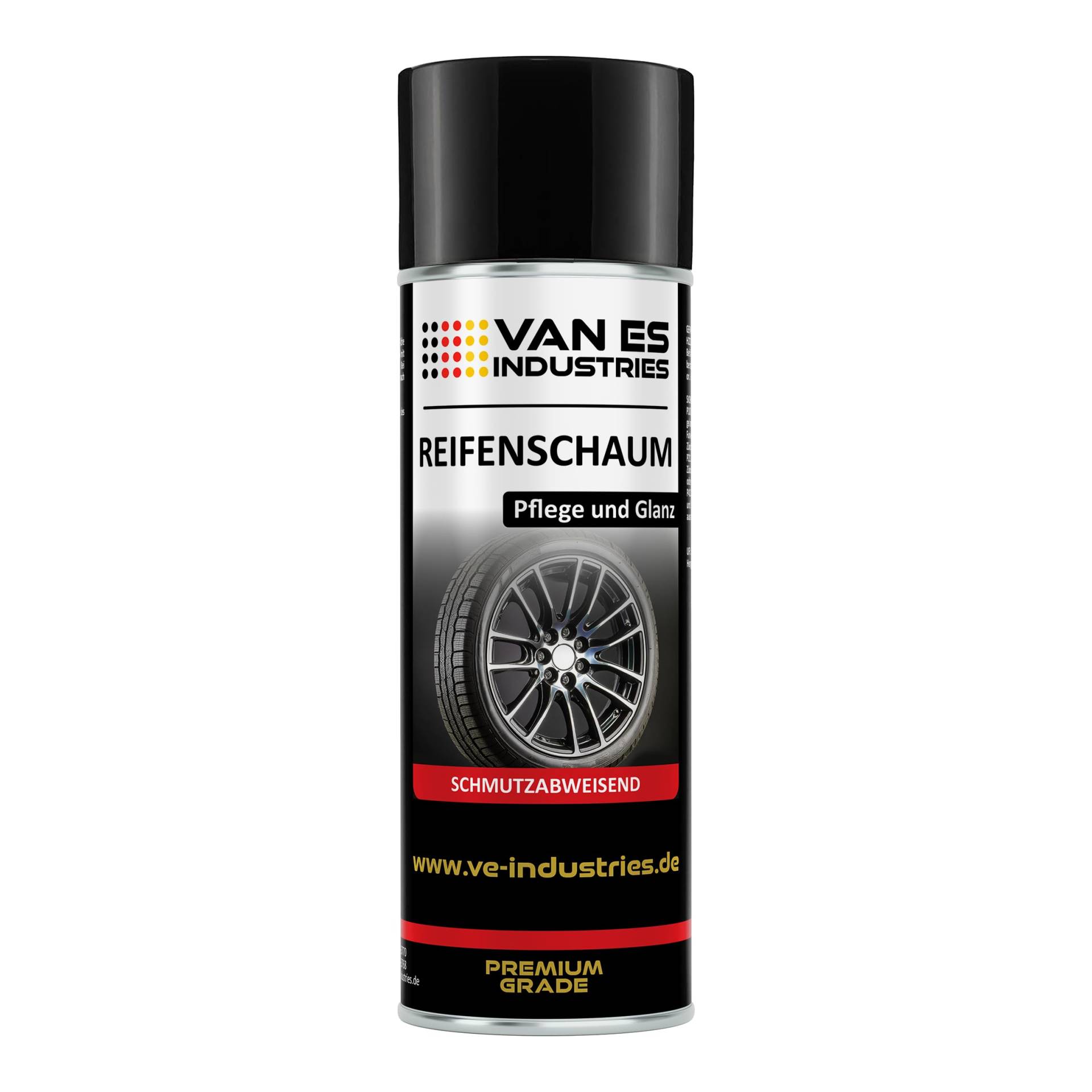 VE Reifenschaum Reifenpflegemittel 400ml Kunststoffpflege Aktivschaum Reiniger Reifenpflege Spray (6) von VE-INDUSTRIES