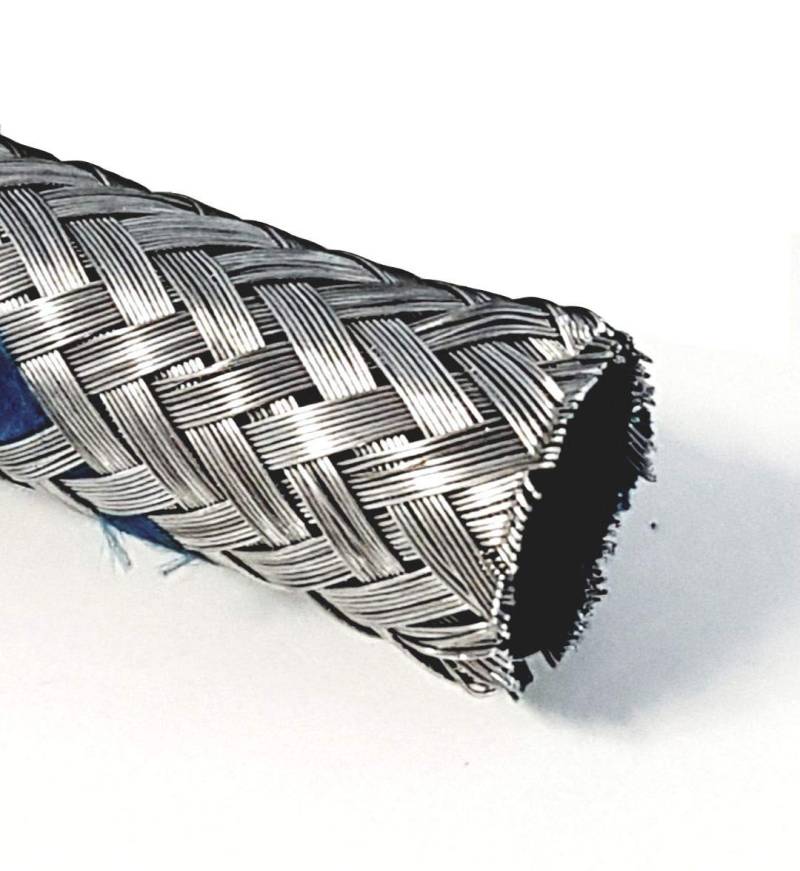 VE-Professional Benzinschlauch Kraftstoffleitung Stahlflex mit Schlauchschellen (ID 4,5mm x AD 9mm) von VE-INDUSTRIES
