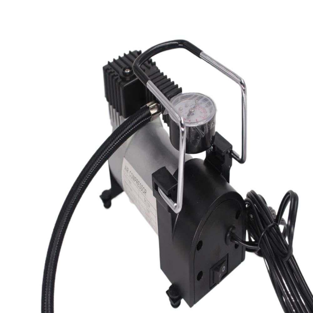 12 -V -Luftpumpe Kompatibel mit Autos mit Metallkompressor Kompatibel mit aufblasbare Gegenstände und Zigaretten -Leichterstopfenkompatibilität 12 -V -Luftpumpe Kompatibel mit Autos mit Metallkompressor Kompatibel mit aufblasbare Gegenstände und Zigaretten -Leichterstopfenkompatibilität von VEARZRQI