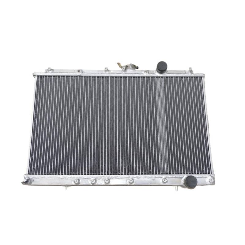 2 Zeile Aluminiumkühlerkompatibel mit 1992-1996 Lancer EVO1 EVO2 EVO3-Modellen Kompatibel mit das Schaltgetriebe 2.0L von VEARZRQI