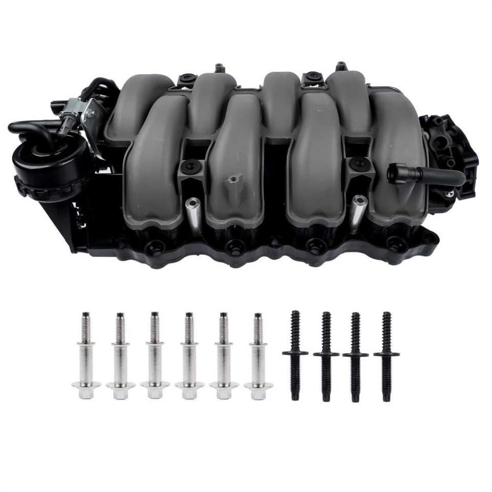 Luftansaugkrümmer kompatibel mit 2018-2023 Mustang 5.0L V8 Motor JL3E-9F991-AA FR3E9S455HB Luftansaugkrümmer kompatibel mit 2018-2023 Mustang 5.0L V8 Motor JL3E-9F991-AA FR3E9S455HB von VEARZRQI