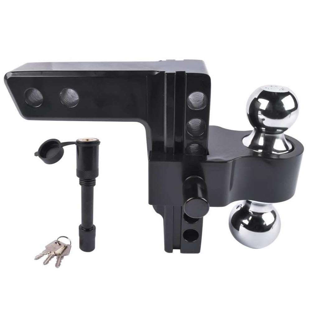 Universelle einstellbare Anhängerkupplung Kompatibel mit 2 -Zoll -Empfänger 6 Zoll Drop Rise Aluminium Design 12500 lbs Kapazität Kompatibel mit LKWs oder Wohnmobile Universelle einstellbare Anhängerkupplung Kompatibel mit 2 -Zoll -Empfänger 6 Zoll Drop Rise Aluminium Design 12500 lbs Kapazität Kompatibel mit LKWs oder Wohnmobile von VEARZRQI
