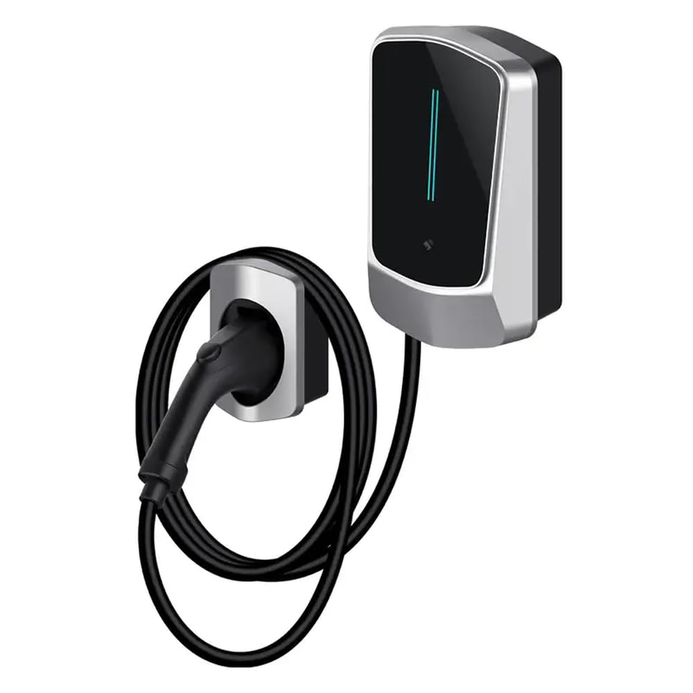 Wallmontierte 7 kW 32A Elektrofahrzeugladegerät tragbare Station Kompatibel mit Elektroautos Wallmontierte 7 kW 32A Elektrofahrzeugladegerät tragbare Station Kompatibel mit Elektroautos von VEARZRQI