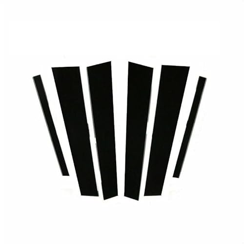VECES 6PCS polierte Säulenpfosten for VW T-Cross T Cross 2019-2021 Fensterverkleidungsabdeckung BC-Säulenaufkleber Fenstersäulenposten von VECES