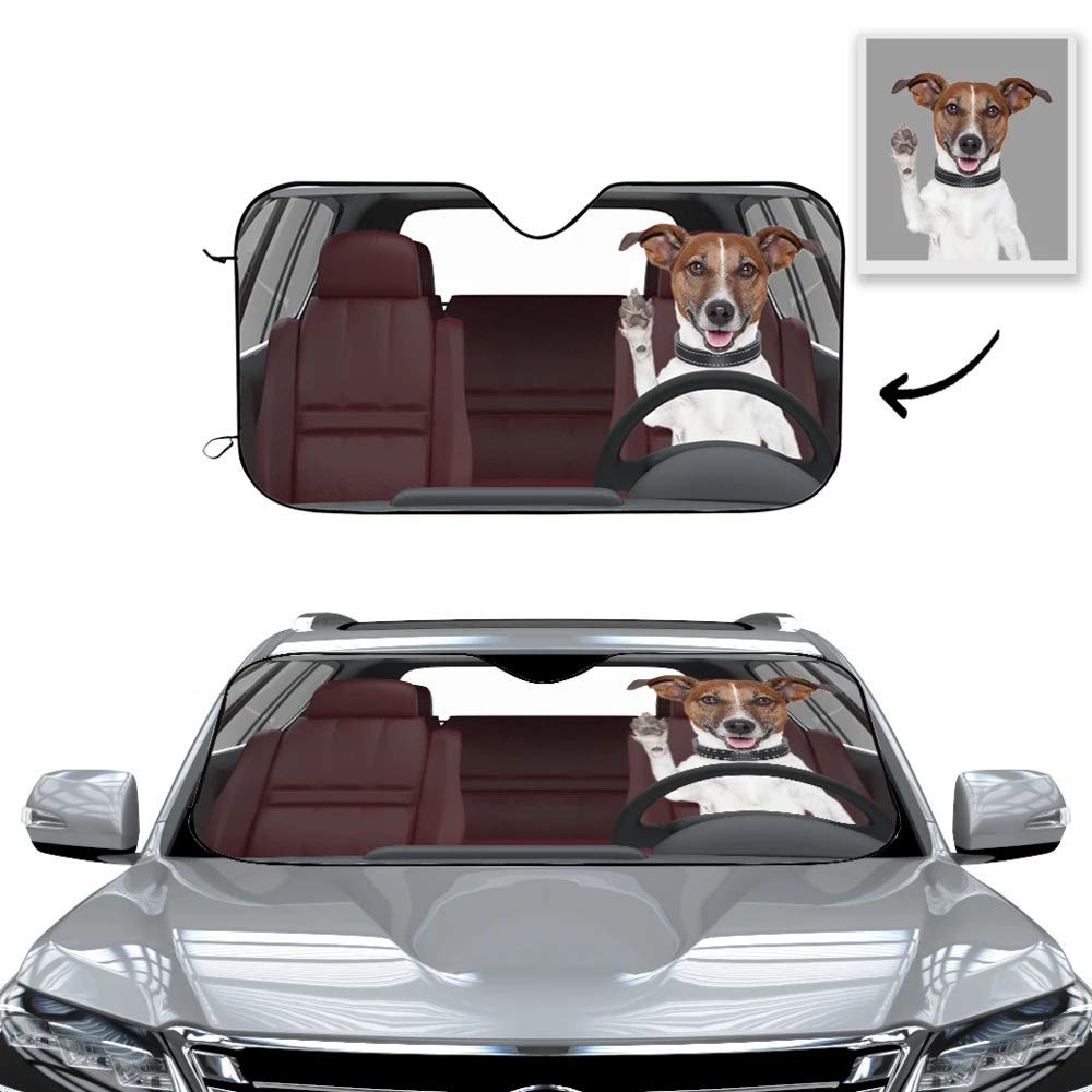 Personalisierte Frontscheibenabdeckung mit Foto Visierschutz Scheibenfrostschutz gegen Sonnen Schnee EIS Frost Universell für Autos und SUV Winter Sommer Lustiges Geschenk 76 x 140 cm Personalisierte Frontscheibenabdeckung mit Foto Visierschutz Scheibenfrostschutz gegen Sonnen Schnee EIS Frost Universell für Autos und SUV Winter Sommer Lustiges Geschenk 76 x 140 cm von VEELU
