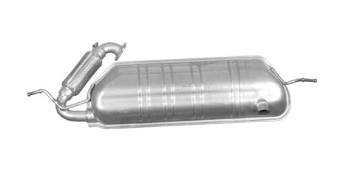 Endschalldämpfer von Vegaz (MS-496) Dämpfer Abgasanlage Auspufftopf von Vegaz