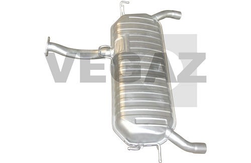 VEGAZ Endschalldämpfer HYUNDAI,KIA HUS-174 287001F320,287001F361,287001F371 Endtopf,Auspuff Endtopf,Nachschalldämpfer,ESD 287002E371,287002E401 von VEGAZ