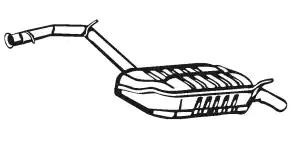 VEGAZ Endschalldämpfer MERCEDES-BENZ MS-429 2114902121,2114902321,2114902759 Endtopf,Auspuff Endtopf,Nachschalldämpfer,ESD von VEGAZ
