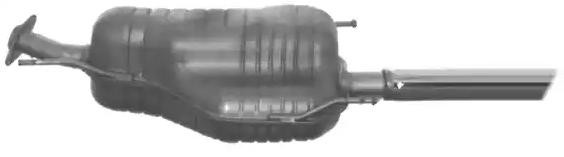 VEGAZ Endschalldämpfer OPEL OS-485IMA 5852141,854615 Endtopf,Auspuff Endtopf,Nachschalldämpfer,ESD von VEGAZ