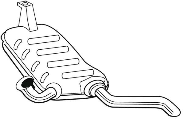 VEGAZ Endschalldämpfer RENAULT RS-357ERNS 8200017589,8200256279 Endtopf,Auspuff Endtopf,Nachschalldämpfer,ESD von VEGAZ