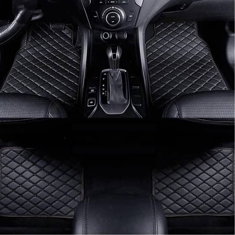 Autofußmatten, für Audi RS5 2019-2023 Anti-Rutsch Bodenmatte Vorne Hinten ​Allwetter wasserdichte Automatten Teppiche,A von VELPEN