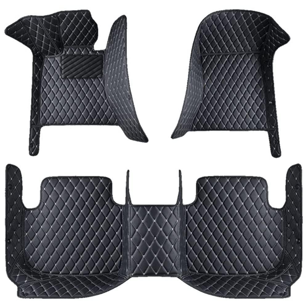 Custom Auto-Fußmatten, für Benz CLA Shooting Brake (X118) 2019-2023 vollständige Abdeckung Leder Wasserdicht Abriebfest Auto-Fussmatten,B von VELUNE