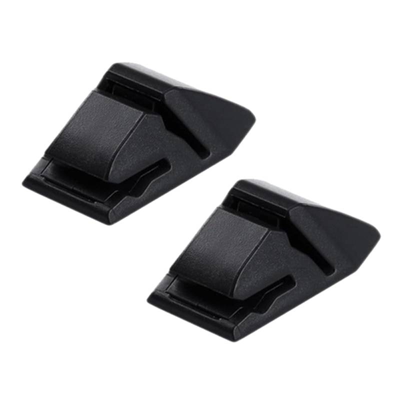 VENEKA 2X Multifunktionaler Kartenhalter Auto Auto ID IC Schwarz Armaturenbrett Tür Klebeclips Auto Styling Autoorganisation von VENEKA