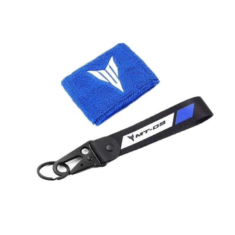 Bremsflüssigkeitsbehälter Schutzabdeckung Für MT09 MT 09 Tracer 9 9GT Motorrad Bremsöl Flüssigkeit Reservoir Tasse Socke Socken Abdeckung Mantel Ärmel Und Schlüsselanhänger von VENHIRL